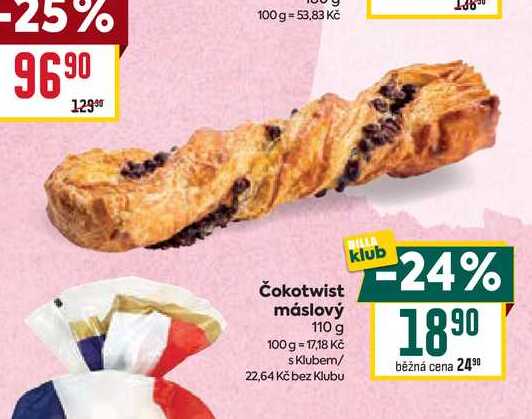 Čokotwist máslový 110 g 