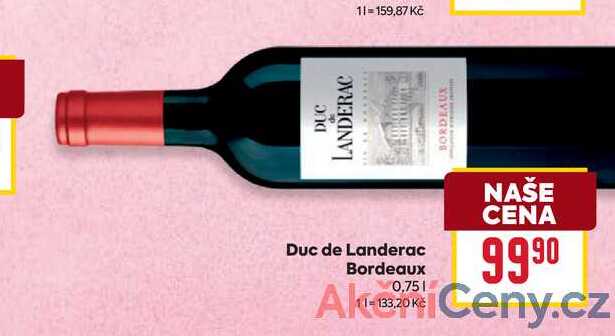 Duc de Landerac Bordeaux 0,75l