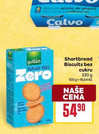 Shortbread Biscuits bez cukru 330 g