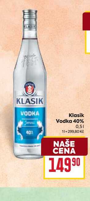 Klasik Vodka 40% 0,5l