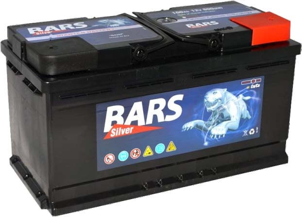 Autobaterie / akumulátor kyselino-olověný Bars 12V 100Ah