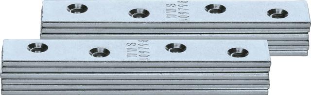 PARKSIDE Sada plochých spojek 12 kusů v sadě