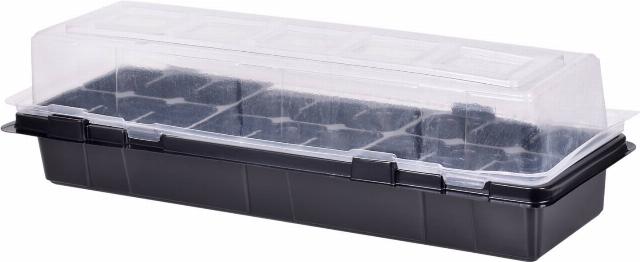 Minipařeniště 2 x 18 sadbovacích otvorů