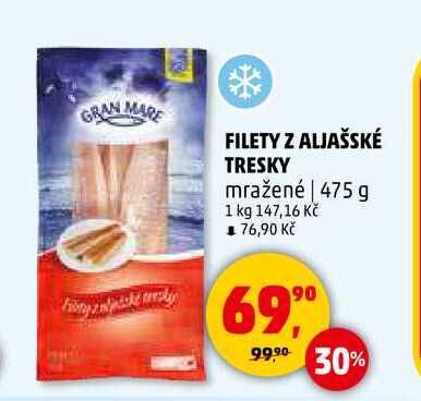 FILETY Z ALJAŠSKÉ TRESKY, 475 g 