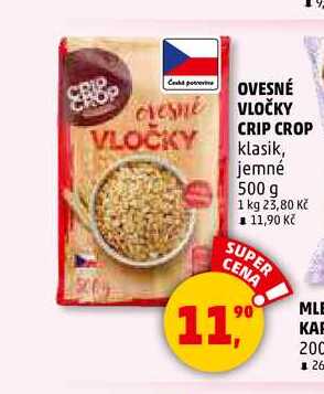 OVESNÉ VLOČKY CRIP CROP, 500 g 