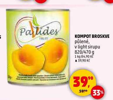KOMPOT BROSKVE, 820 g