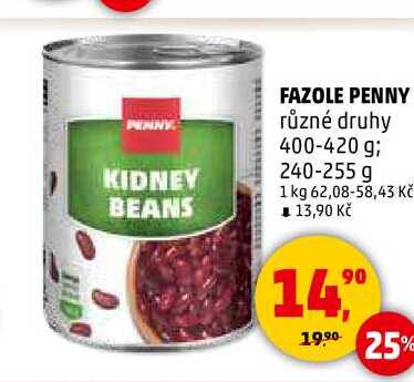 FAZOLE PENNY, 400 g