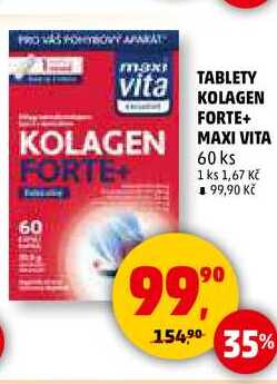 TABLETY KOLAGEN FORTE+ MAXI VITA, 60 ks 