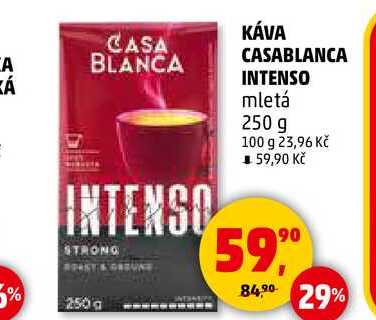 KÁVA CASABLANCA INTENSO mletá, 250 g 