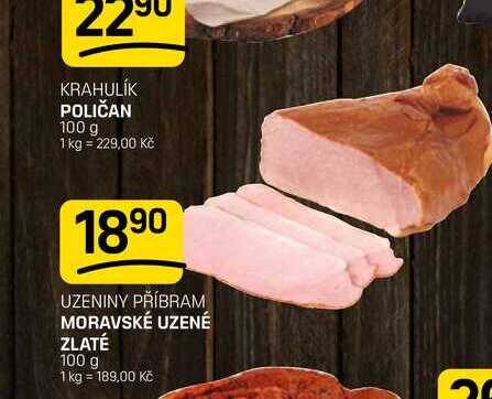 MORAVSKÉ UZENÉ ZLATÉ 100 g