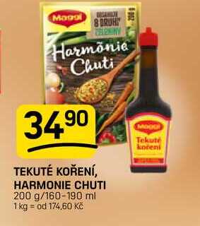 TEKUTÉ KOŘENÍ, HARMONIE CHUTI 200 g/160-190 ml 
