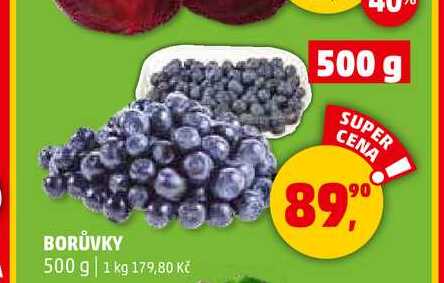 BORŮVKY, 500 g