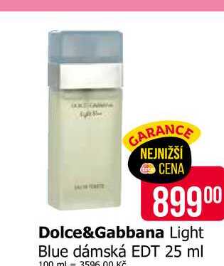 Dolce&Gabbana Light Blue dámská EDT 25 ml 