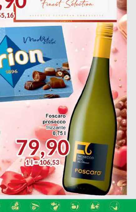 Foscaro prosecco frizzante 0,75l