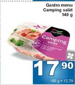 Gastro menu Camping salát 140 g