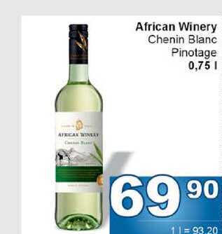 African Winery Chenin Blanc Pinotage 0,75l