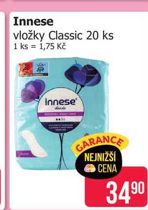 Innese vložky Classic 20 ks