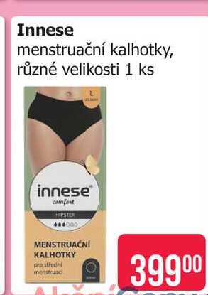 Innese menstruační kalhotky, různé velikosti 1 ks