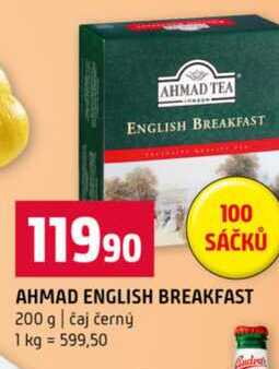 AHMAD ENGLISH BREAKFAST 200 g čaj černý 