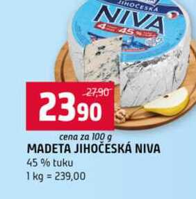 MADETA JIHOČESKÁ NIVA 45% tuku 100g