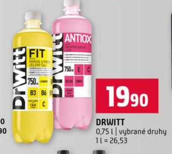 DRWITT 0,75l vybrané druhy