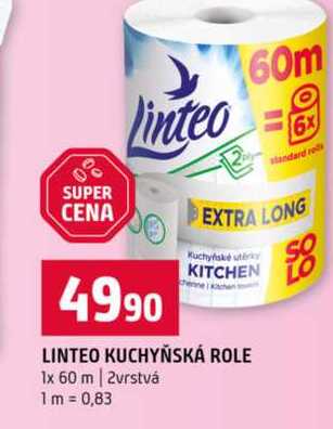 LINTEO KUCHYŇSKÁ ROLE 1x 60 m 2vrstvá