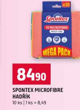 SPONTEX MICROFIBRE HADŘÍK 10 ks