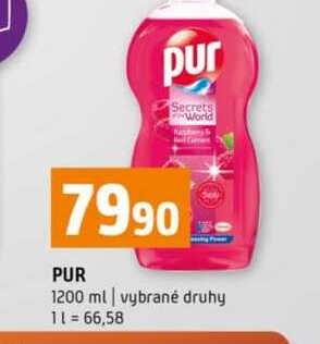 PUR 1200 ml vybrané druhy
