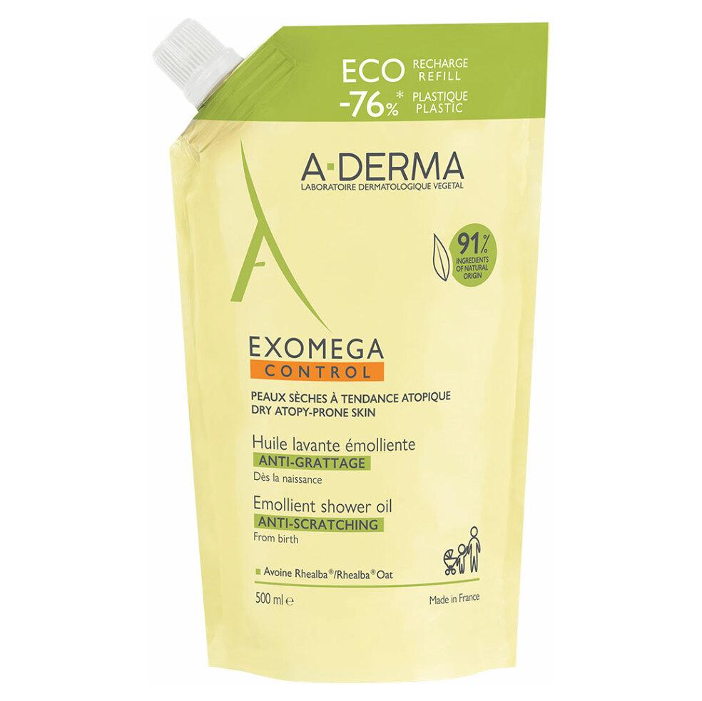 A-derma Exomega Control sprchový olej 500ml eco náplň