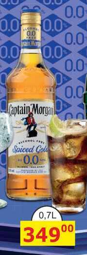 Captain Morgan Spiced Gold alcohol free 0,7l