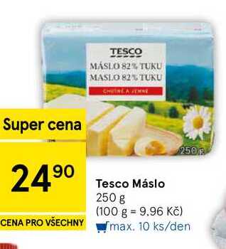 Tesco Máslo, 250 g