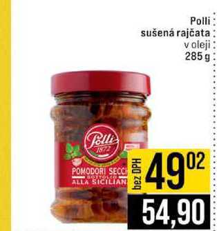 Polli sušená rajčata v oleji 285g