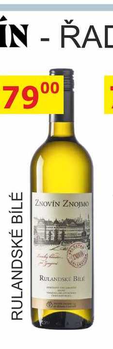 ZNOVÍN ZNOJMO 0,75L RULANDSKÉ BÍLÉ