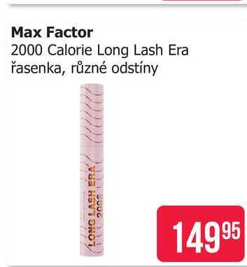 Max Factor 2000 Calorie Long Lash Era řasenka