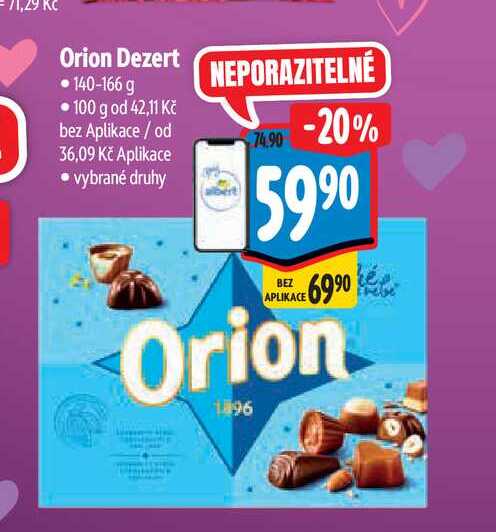 Orion Dezert 140-166 g