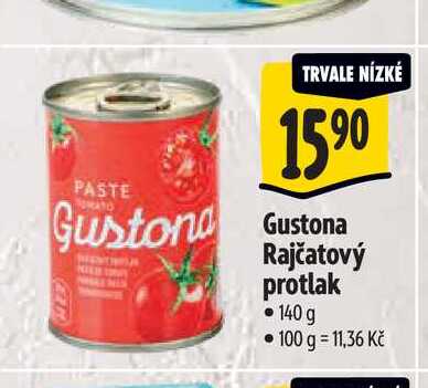   Gustona  Rajčatový protlak  140 g  