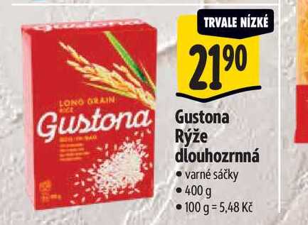   Gustona Rýže dlouhozrnná  400 g