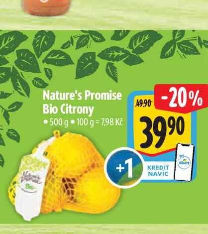 Nature's Promise Bio Citrony 500 g 