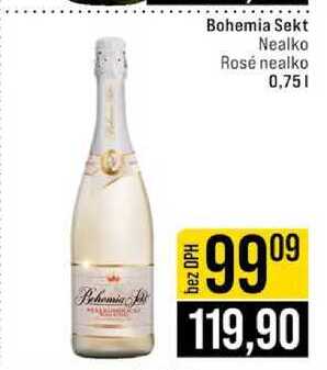 Bohemia Sekt Nealko Rosé nealko 0,75l