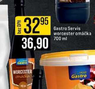 Gastro Servis worcester omáčka 700 ml 