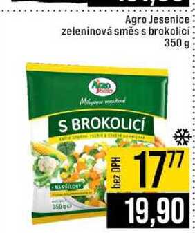 Agro Jesenice zeleninová směs s brokolici 350 g