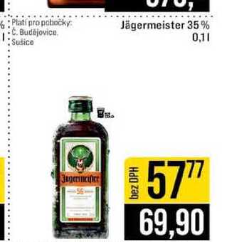 Jägermeister 35% 0,1l