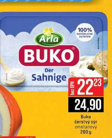 Buko čerstvý sýr smetanový 200g