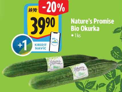 Nature's Promise Bio Okurka, 1 ks