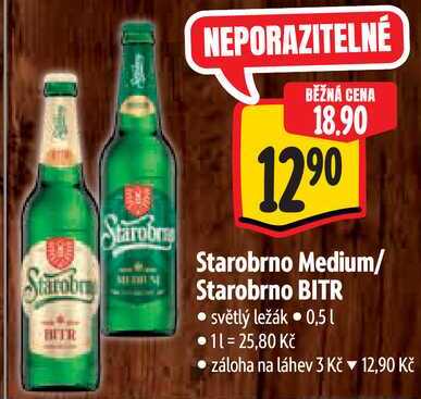 Starobrno BITR, 0,5 l