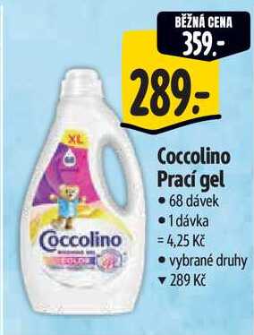 Coccolino Prací gel, 68 dávek 