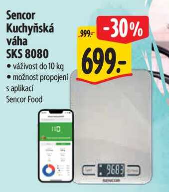 Sencor Kuchyňská váha SKS 8080