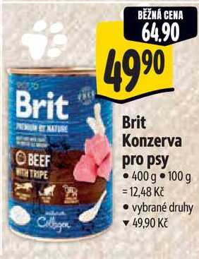 Brit Konzerva pro psy, 400 g