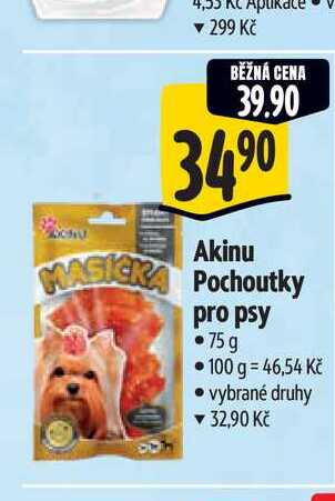   Akinu Pochoutky pro psy 75 g 