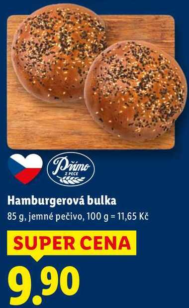Hamburgerová bulka, 85 g